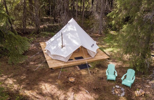 Regional District of Bulkley-Nechako RV Rental | Aspen | Riverfront Bell Tent