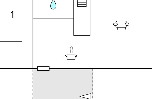 Klanxbuell Apartment | Awesome Apartment in Klanxbüll With 1 Bedrooms and Wifi