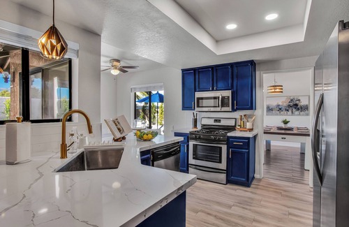 Palm Desert House | Azure Oasis - Saltwater Pool & Spa with putting green!