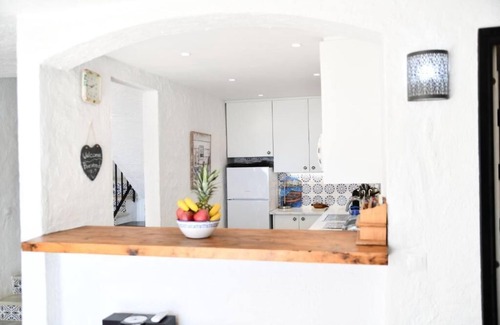 Bahia Dorada House | Beachfront family townhouse with Wifi and aircon, On the beach just five minutes to port