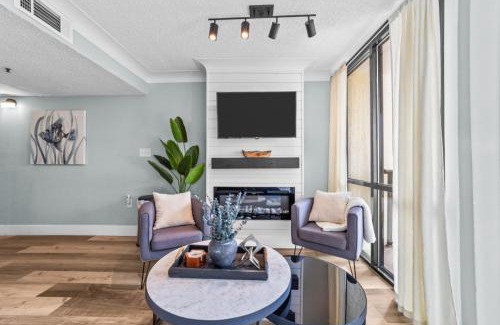 Myrtle Beach House | Beachfront Fireplace Downtown Hot Tub King Bed