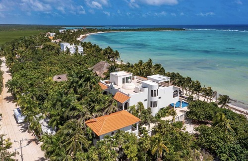 Ek Balam Village Villa | Beachfront Hacienda Soliman Bay!