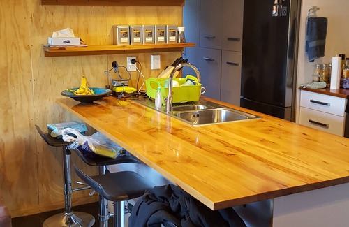 Shakespeare Bay House | Beachfront Paradise Retreat in your own Private Bay and Floating Jetty