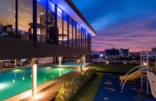 Malacca City Apartment | Beautiful 1BR Suite Perfect View to the Garden