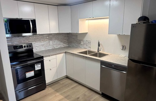 Herring Cove House | Beautiful 2-bedroom basement suite with kitchen and Wi-Fi on Herring Cove Road