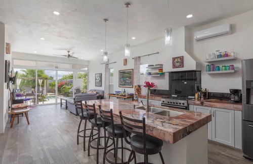 Chuburna Puerto House | Beautiful Beach house 3B, 2 Bath w/Pool - steps for the beach!