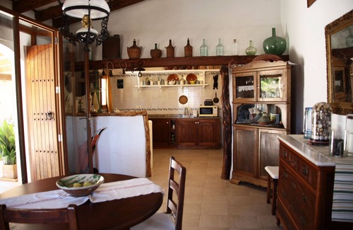 Santa Maria del Cami Villa | Beautiful design villa amongst vineyards, with pool, BBC & mountains views