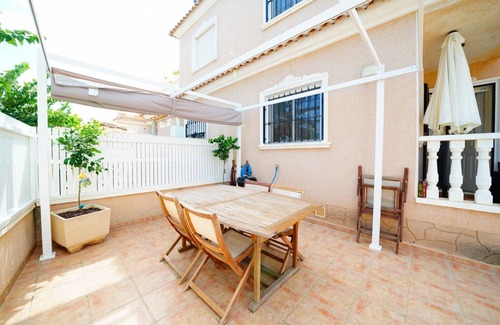 Torre de la Horadada House | Beautiful house with terrace, swimming pool, located 700 m from the sea (6 pers)