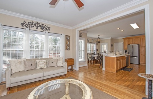 Raleigh House | Beautiful Home on 5+ Acres w/Barn, Private Pond & Heated Saltwater Swimming Pool