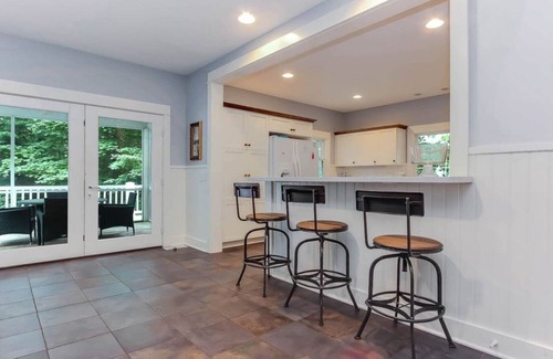 Saugatuck House | Beautiful Home steps from Lake Michigan. Perfect for a multi-family getaway.