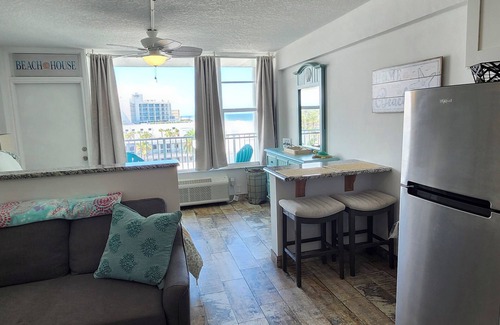 East Daytona Condo | Beautiful OCEAN VIEW Condo with New Pool. Sleeps up to 4