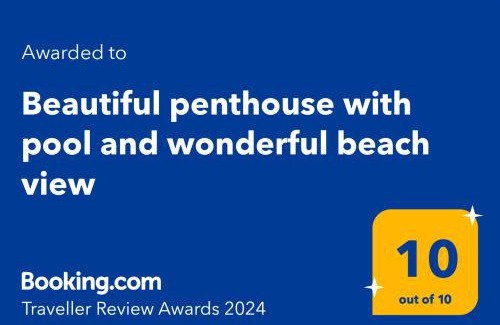 Oliva Apartment | Beautiful penthouse with pool and wonderful beach view