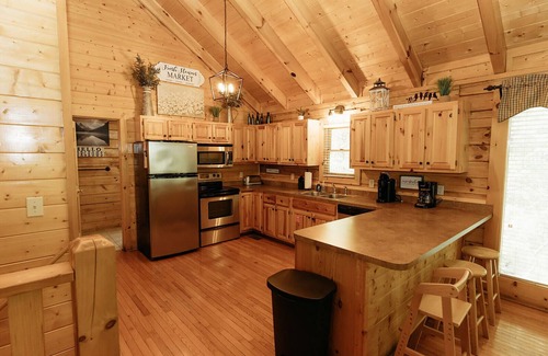Pigeon Forge Cabin | Beautiful wooded Mountain Backyard ! Birds singing all day long.