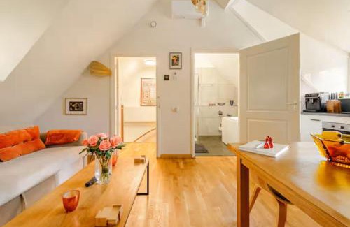 Oss Apartment | Bed and Breakfast De Haen - Privé-appartementen van 43 of 60 m2 met tweepersoons bubbelbad - Finse sauna - in westvleugel van luxe villa