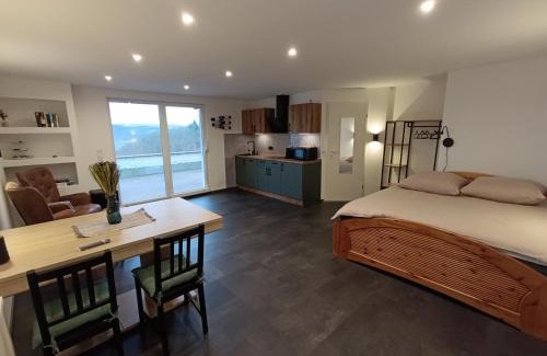 Uerzig Cabin | BelaVista'nBed - Peaceful Studio with private Terrace and Amazing Mosel Valley Views