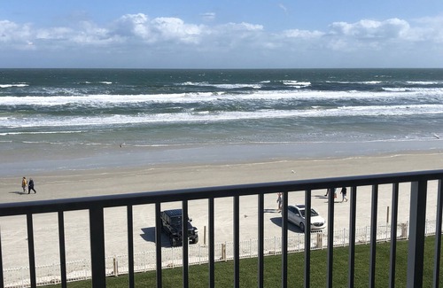 New Smyrna Beach Condo | BEST OF BOTH WORLDS! Flagler Ave restaurants, bars, shops & direct ocean front