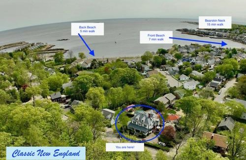Rockport House | Big New England Family Home; walk to beach, shops