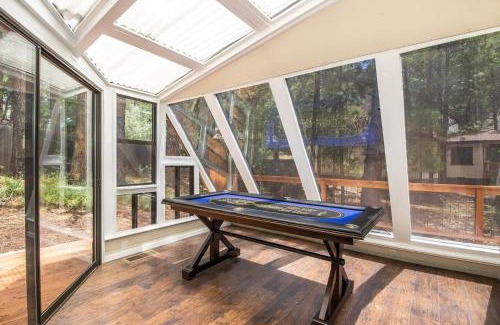 Kachina Village House | Blissful Pine A-Frame Chalet Deck Game Room Mother-in-Law Suite Sleeps 16
