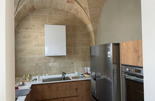 Torre Pali Villa | Blue door Trullo with sea view pool