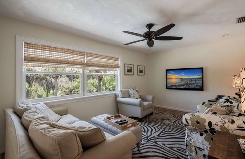Golden Beach House | Boca Grande Single Family Home, Walk To Beach, Pool, Private Yard!