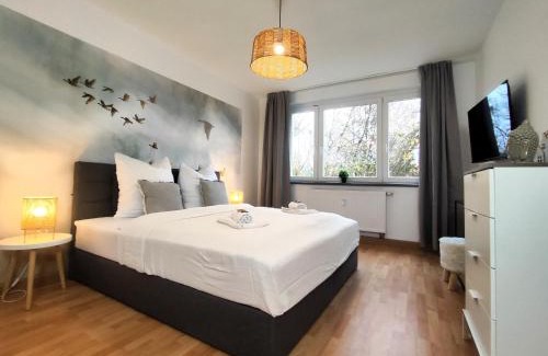 Kranichfeld Apartment | BohnApartments Juwel am See, mitten in der Natur - Parkplatz - Kamin - WLAN - Nähe Erfurt