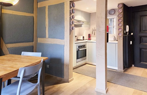Colmar Centre Ville Apartment | Bois & Velours Équilibre Parfait Entre le Charme Alsacien et le Caractère Déco