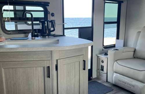 Port Medway House | Bold oceanfront! New well equipped trailer set up for your dream vacation!