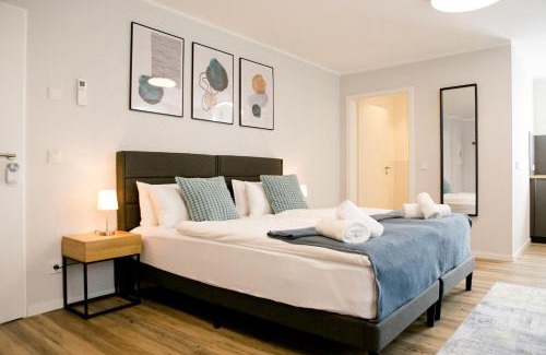 Sankt Augustin Apartment | bonquartier - LUXAPT#4 Modernes Apartment mit Self Check-In, voll ausgestatteter Küche, Klimaanlage und Parkplatz