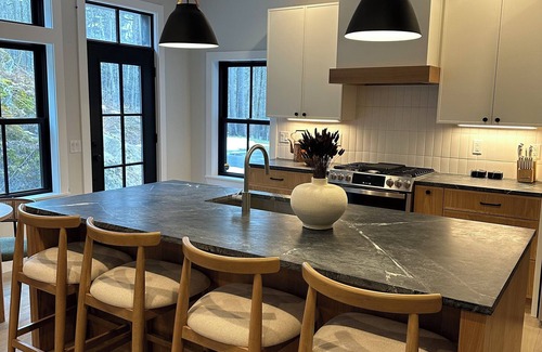 Stowe Area House | BRAND NEW Luxury Stowe Townhome On Mountain Road I 5 BR & Arcade Game Room