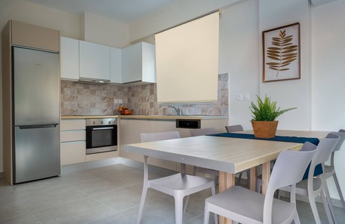 Agia Marina Villa | Brand new villa, 300m from the Beach, Shops & Restaurants, with private Pool