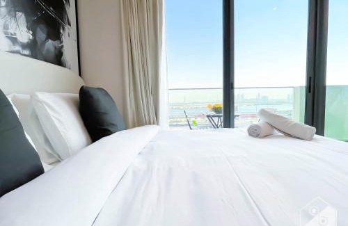 Jadaf Apartment | Breath taking Studio with Balcony & Stunning Views