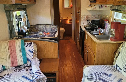 Westminster House | Bring Your Boat. Pool, Public Lake Hartwell access at this rustic RV Hideaway.