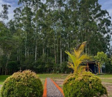 Santa Cruz do Sul Villa | Cabana de teto de vidro