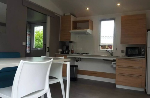 Pont-Scorff House | Camping Entre Terre et Mer * - PMR Comfort mobile home (2 bedrooms) adapted for people with reduced mobility 4 people