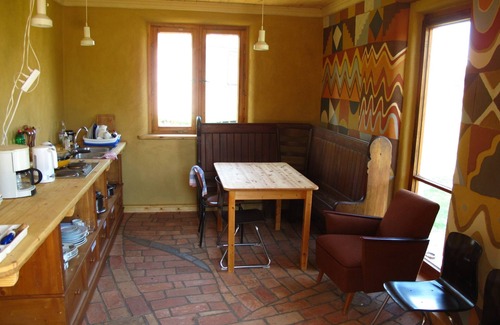 Buchberg Cabin | Caravan 5 rooms left - Caravan in the Wangelin garden with summer kitchen -