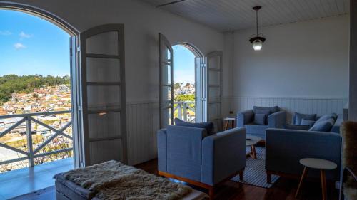 Vila Albertina House | Casa com lareira, Wi-Fi e varanda com vista