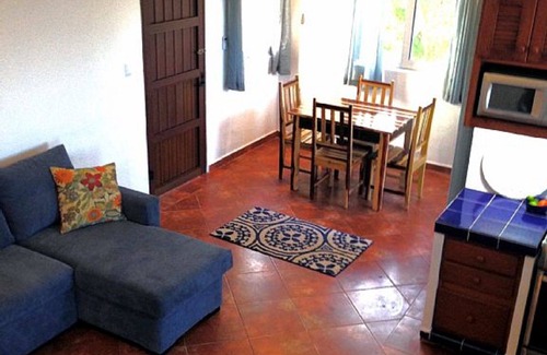 Colonia Salina Chica Apartment | Casa Rosa - Beautiful Ocean Front Home - One Bedroom Penthouse Apartment