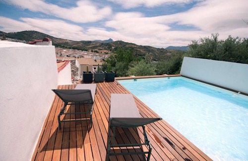Algodonales House | Casita with superb views, private pool, airco in the center of the white villages