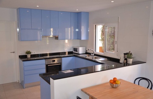 San Miguel de Salinas Villa | CBA Casa Bohemios AZUL: modern villa with private pool at Costa Blanca Spain