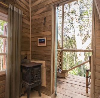 Praia Grande Cabin | Chalé Envidraçado no Itaimbezinho