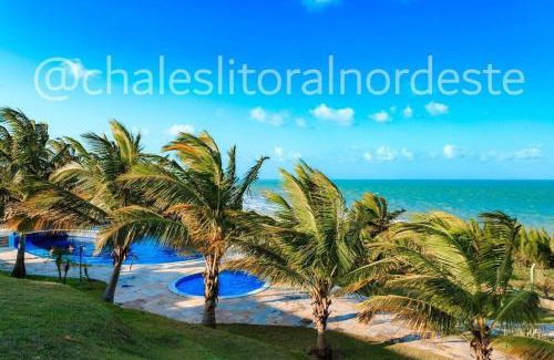 Rio do Fogo Ski Chalet | Chalé frente mar e frente piscina Zumbi-RN