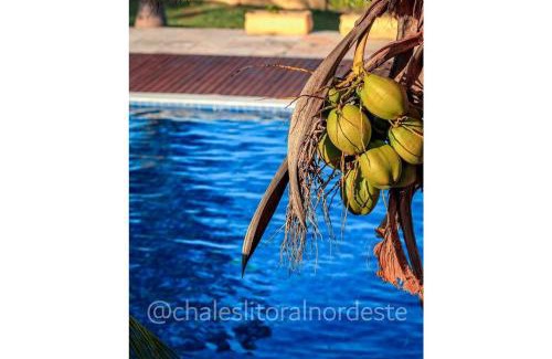 Rio do Fogo Ski Chalet | Chalé frente mar e frente piscina Zumbi-RN