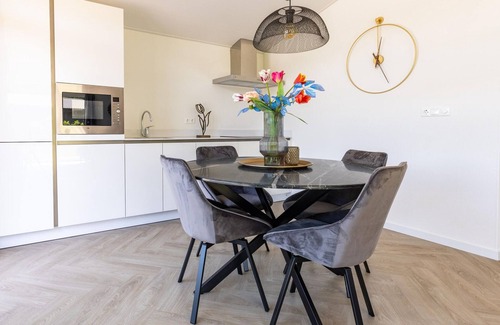 Municipality of Veldhoven Ski Chalet | Chalet by Pond in Holiday Park