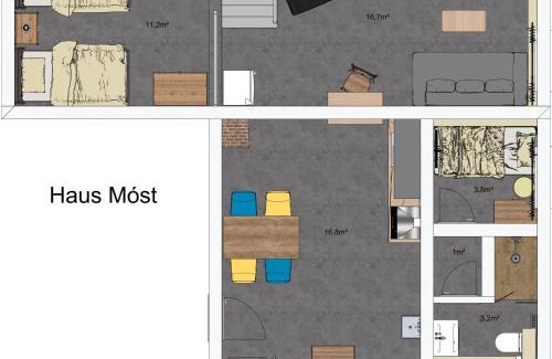 Heinersbruck Apartment | Charmantes Studio Ferienhaus mit Garten & Netflix Nähe Spreewald