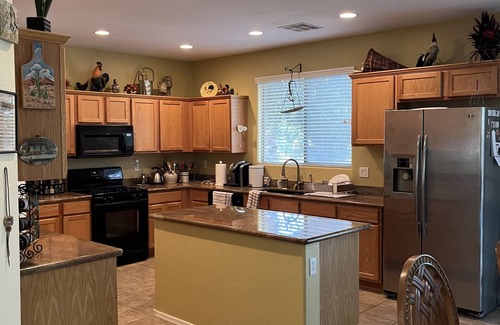 Maricopa House | Charming 4-Bedroom Oasis in Maricopa, Arizona with Pool, Garden & Pool Table!