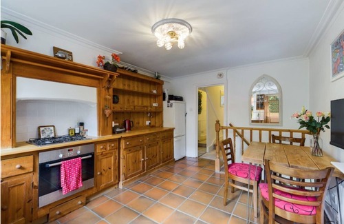 Ferndale Apartment | Charming Apartment with Private Patio & Oak Finishes near Clapham Station