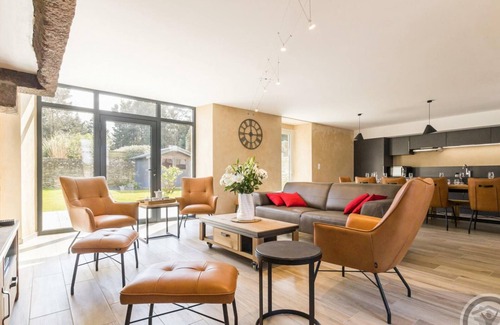 Gouberville Cottage | Charming Coastal House with Modern Amenities, Garden, and Sea Views