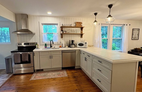 Greenville - Spartanburg House | Charming pet-friendly Greenville house with mountain setting and fenced yard