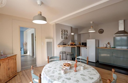 Chazelles-sur-Lyon Apartment | Chazelles-sur-Lyon: Cozy apartment with Wi-Fi, terrace, and pleasant living room