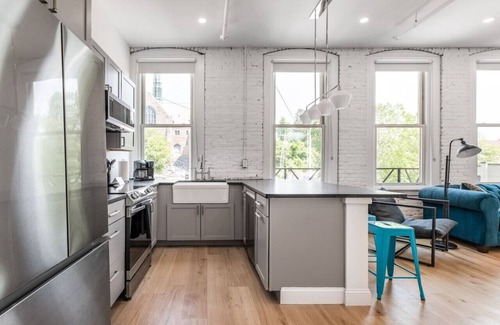 Bangor Apartment | City Serenade: Downtown Oasis with a Musical Touch